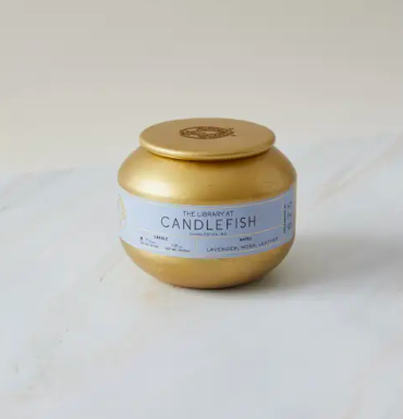 Candlefish No. 25 Gold Tin 7.5 oz Candle