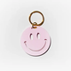 Freshwater Design Co. Smiley Face Keychain - Lavender