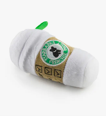 Haute Diggity Dog Starbarks Coffee Cup W/ Lid Dog Toy - Small