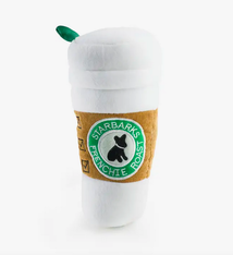 Haute Diggity Dog Starbarks Coffee Cup W/ Lid Dog Toy - Large