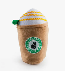 Haute Diggity Dog Starbarks Frenchie Roast W/ Straw Dog Toy - Large