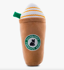 Haute Diggity Dog Starbarks Frenchie Roast W/ Straw Dog Toy - X-Large