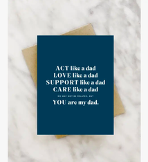 2021 Co. Like A Dad Father's Day Card