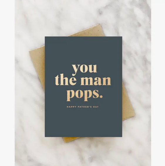 2021 Co. You The Man Pops Father's Day Card