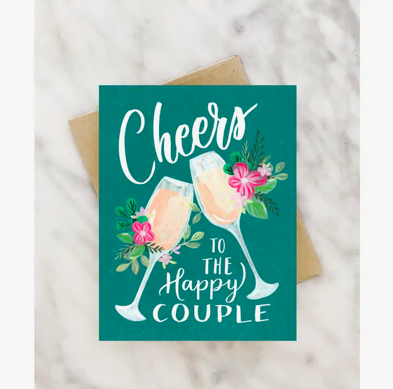 2021 Co. Cheers To The Happy Couple Card