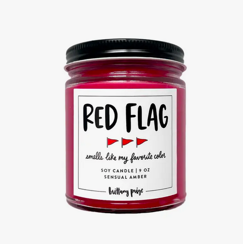 Brittany Paige Red Flag Candle