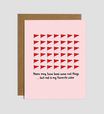 Brittany Paige Red Flag Love Card