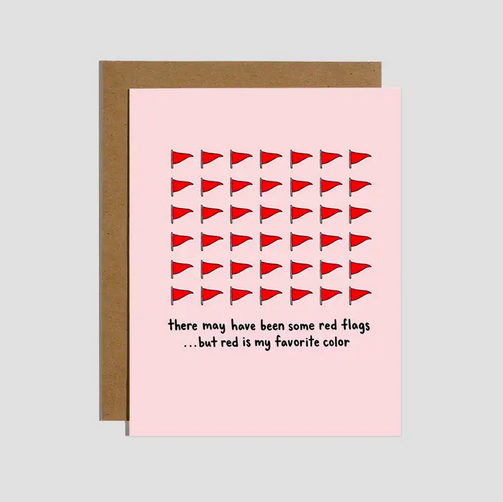Brittany Paige Red Flag Love Card