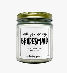 Brittany Paige Will You Be My Bridesmaid Candle