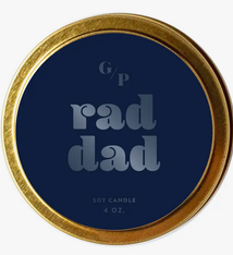 GP Candle Co. Rad Dad Tin Candle