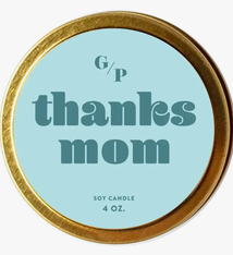 GP Candle Co. Thanks Mom Tin Candle