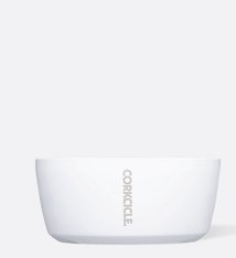 Corkcicle. Stainless Steel Dog Bowl Gloss White