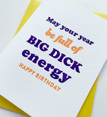 Steel Petal Press Big D Birthday Card