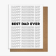 Pretty Alright Goods Best Dad Ever - Father's Day Card