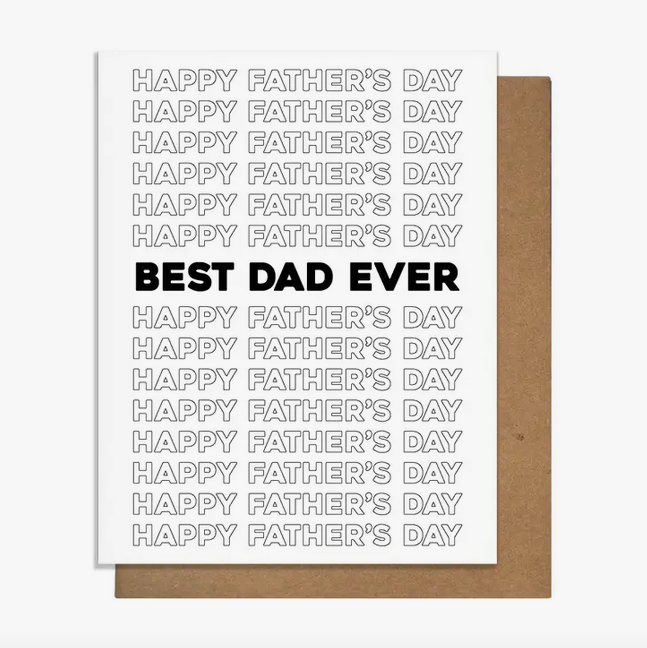 Pretty Alright Goods Best Dad Ever - Father's Day Card