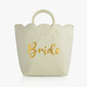 Shiraleah Bride Scalloped Edge Tote Ivory