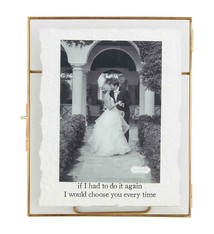 Mud Pie Do It Again Brass Frame