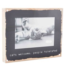 Mud Pie WELCOME ACRYLIC CAT FRAMES