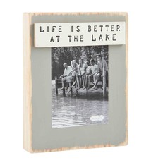 Mud Pie WELCOME BLOCK RETREAT FRAMES