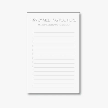 Pretty Alright Goods Fancy Meeting You - Notepad