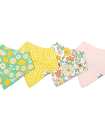 Copper Pearl Bandana Bib Set Lemon