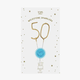 TOPS Malibu Milestone 50 Mini Gold Sparkler Card