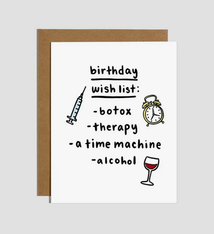 Brittany Paige Birthday Wishlist Card