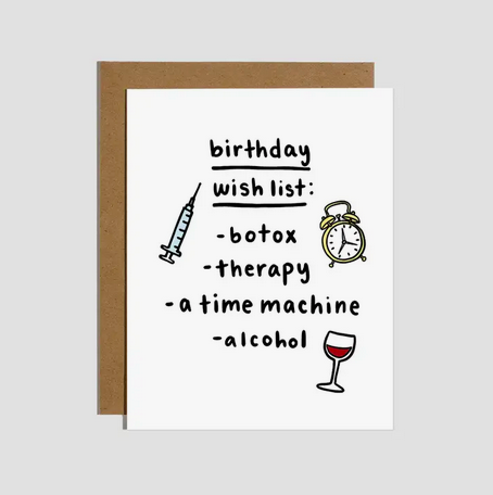 Brittany Paige Birthday Wishlist Card