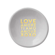 Creative Brands Ceramic Ring Dish & Earrings - Love Amore