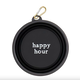 Creative Brands Large Collapsible Pet Bowl - Happy Hour