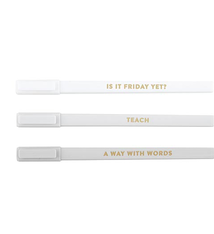 Creative Brands Boxed Pen Set - Teach