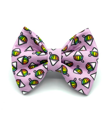 Banjo's Bows Snow Cone Lilac Dog Bow Tie