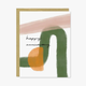 Row House 14 Simple Abstract Happy Anniversary Card