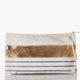 Sea Bags Large Wristlet - Grey Mariner Stripe