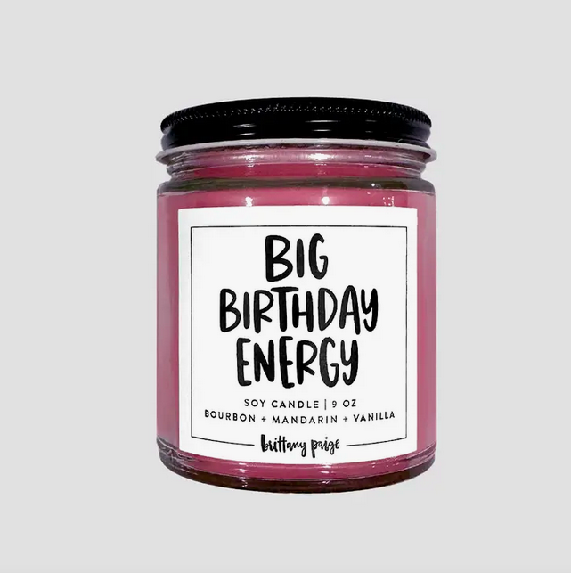 Brittany Paige Big Birthday Energy Candle