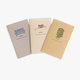 Tiny Dog Press Baltimore Landmarks Letterpress Mini-Notebook - Neutral