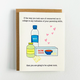 Wild Card Creations Overserved New Mom Card