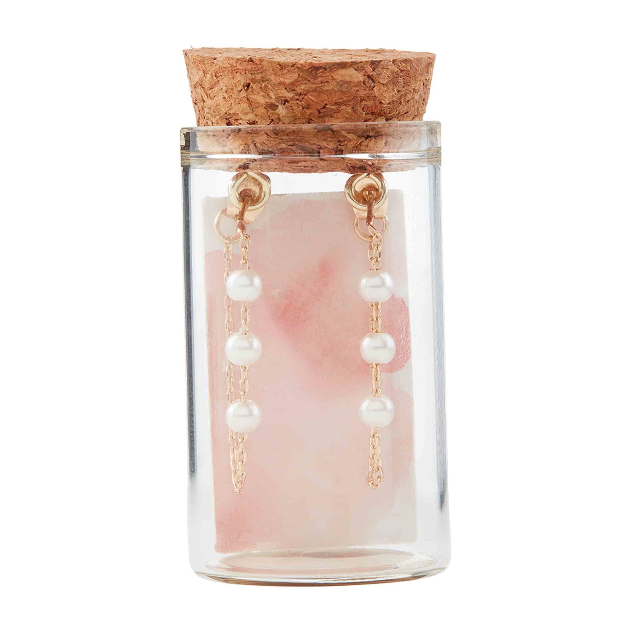 Mud Pie GLASS JAR EARRINGS