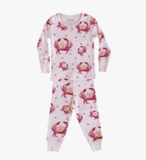 Little Hometown Pink Crab Pajamas