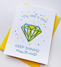Steel Petal Press You Are A Gem Birthday Card