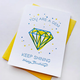 Steel Petal Press You Are A Gem Birthday Card
