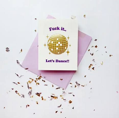 Steel Petal Press Let's Dance Birthday Card