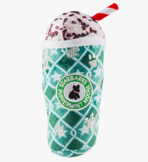 Haute Diggity Dog Starbarks Green Stars Puppermint Mocha Christmas Dog Toy