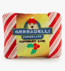 Haute Diggity Dog Grrradelli Puppermint Bark Square Dog Toy