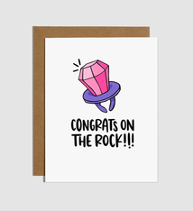 Brittany Paige Candy Ring Lollipop Engagement Card