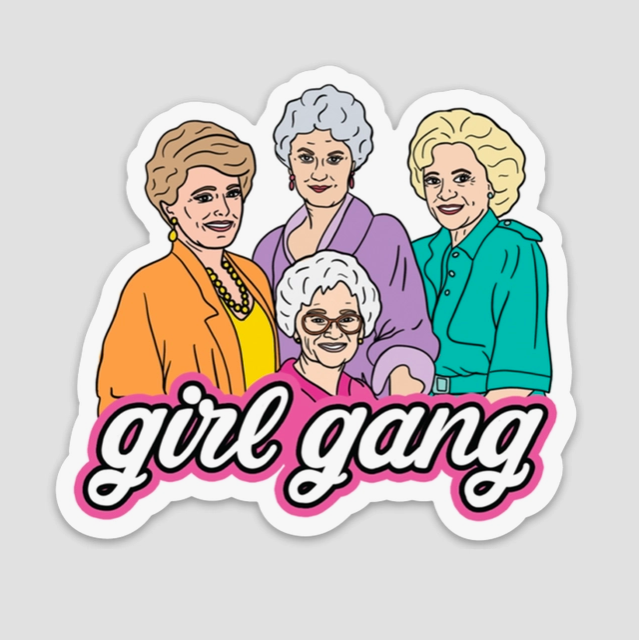 Brittany Paige Girl Gang Golden Sticker