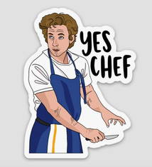 Brittany Paige Yes Chef Sticker