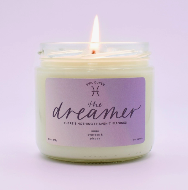 Evil Queen The Dreamer (Pisces) Candle