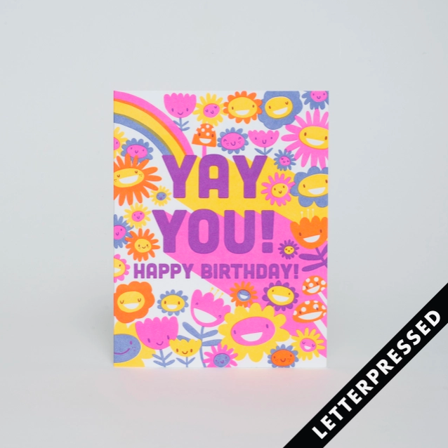 Egg Press Yay You Birthday Card