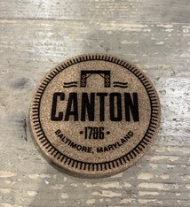 LeRoy Woodworks Cork Coaster Canton